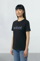 Women’s Logo Tee in Purple & Teal