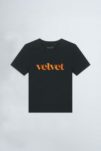 Women's Logo Tee in Orange & Yellow