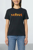 Women's Logo Tee in Orange & Yellow